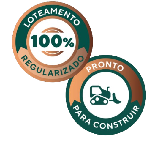 Loteamento 100% regularizado